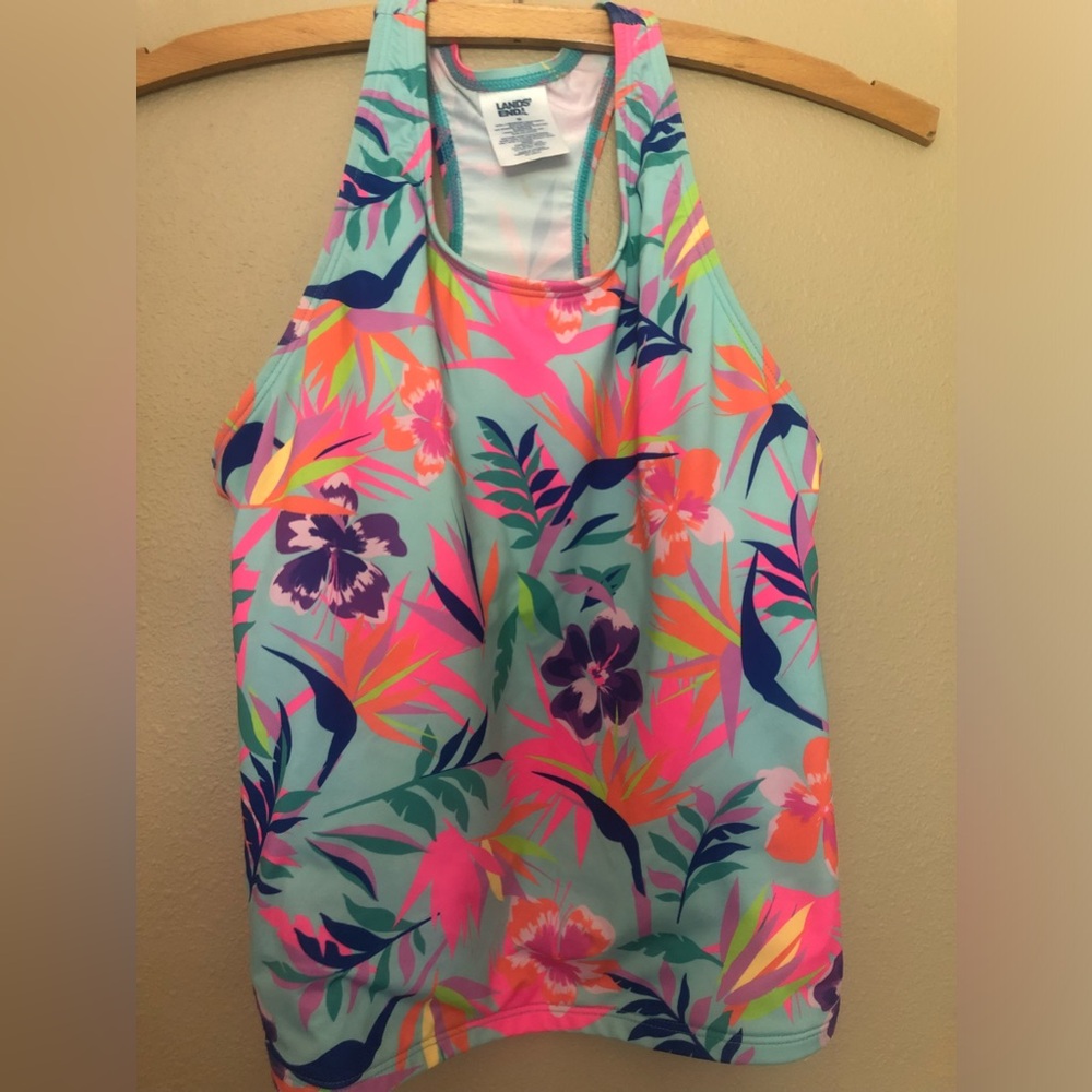 Lands’ End 3-piece Tankini Swim Set w/ Rashguard